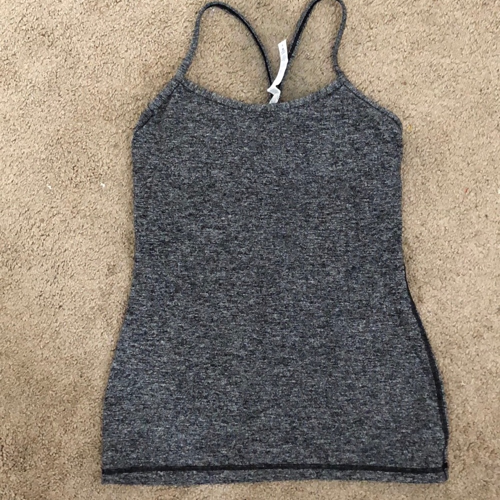 NEVER WORN LULULEMON SHIRT WITH BUILT IN BRA